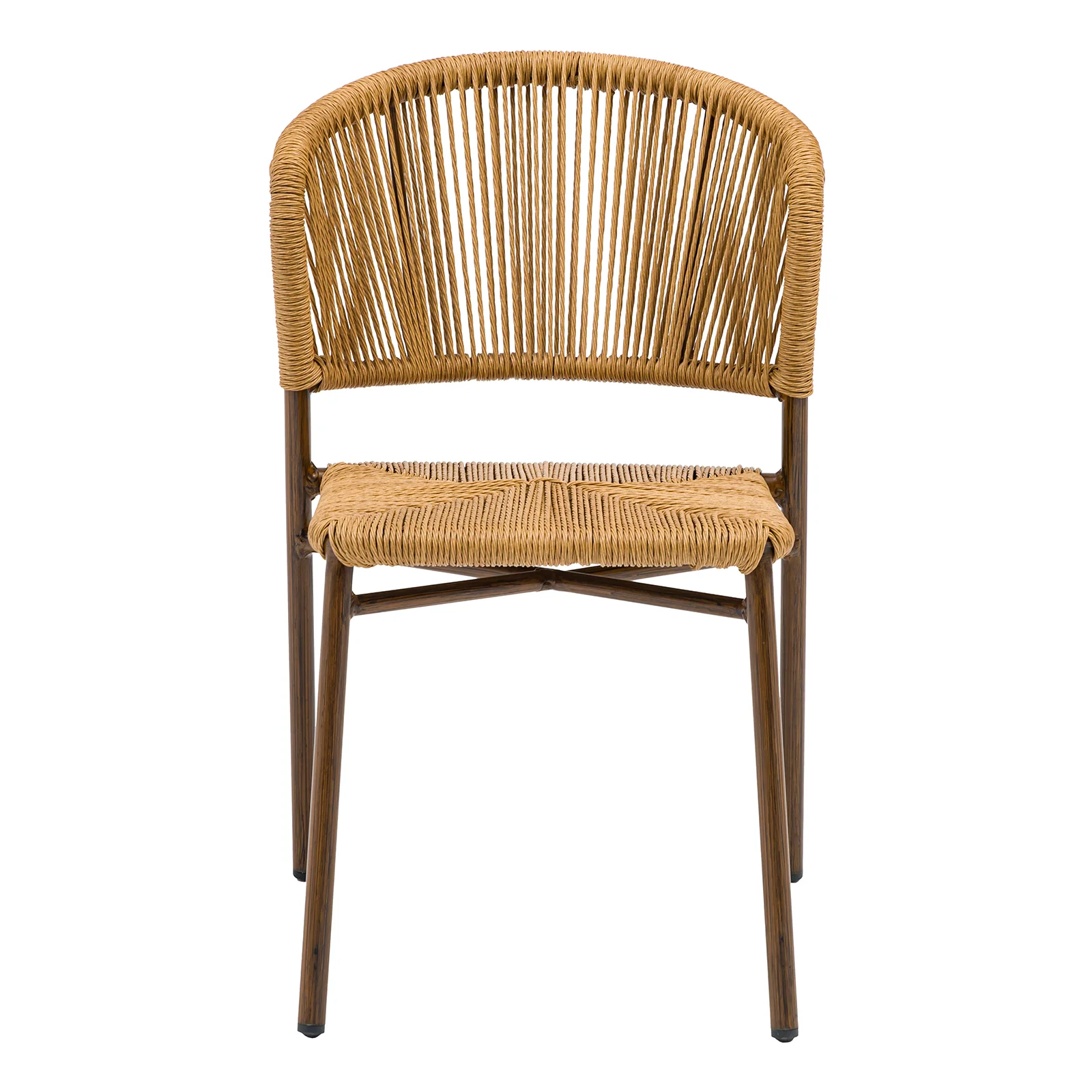 Nantes chair, Brown/natural fiber rattan - 2