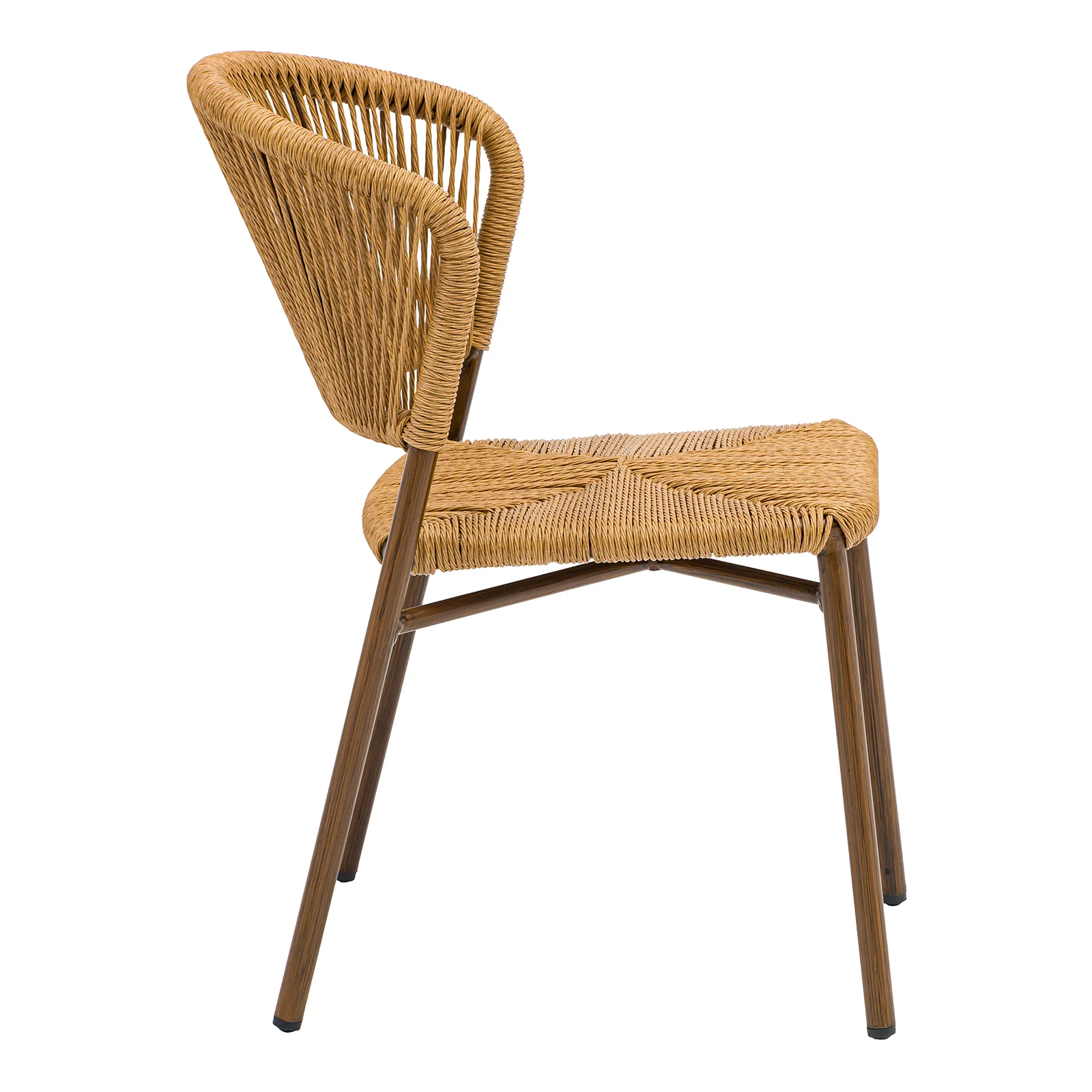 Nantes chair, Brown/natural fiber rattan - 3