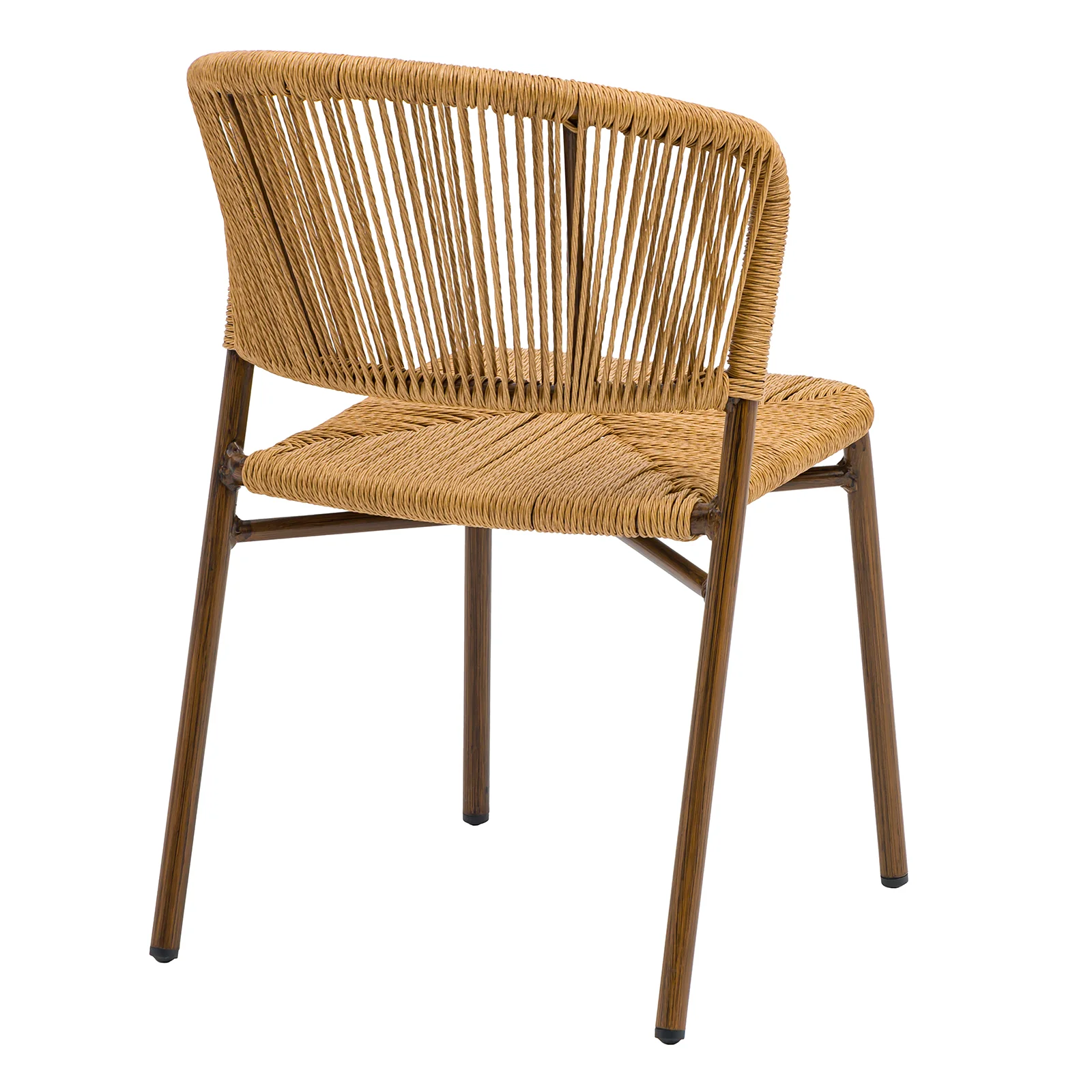 Nantes chair, Brown/natural fiber rattan - 4