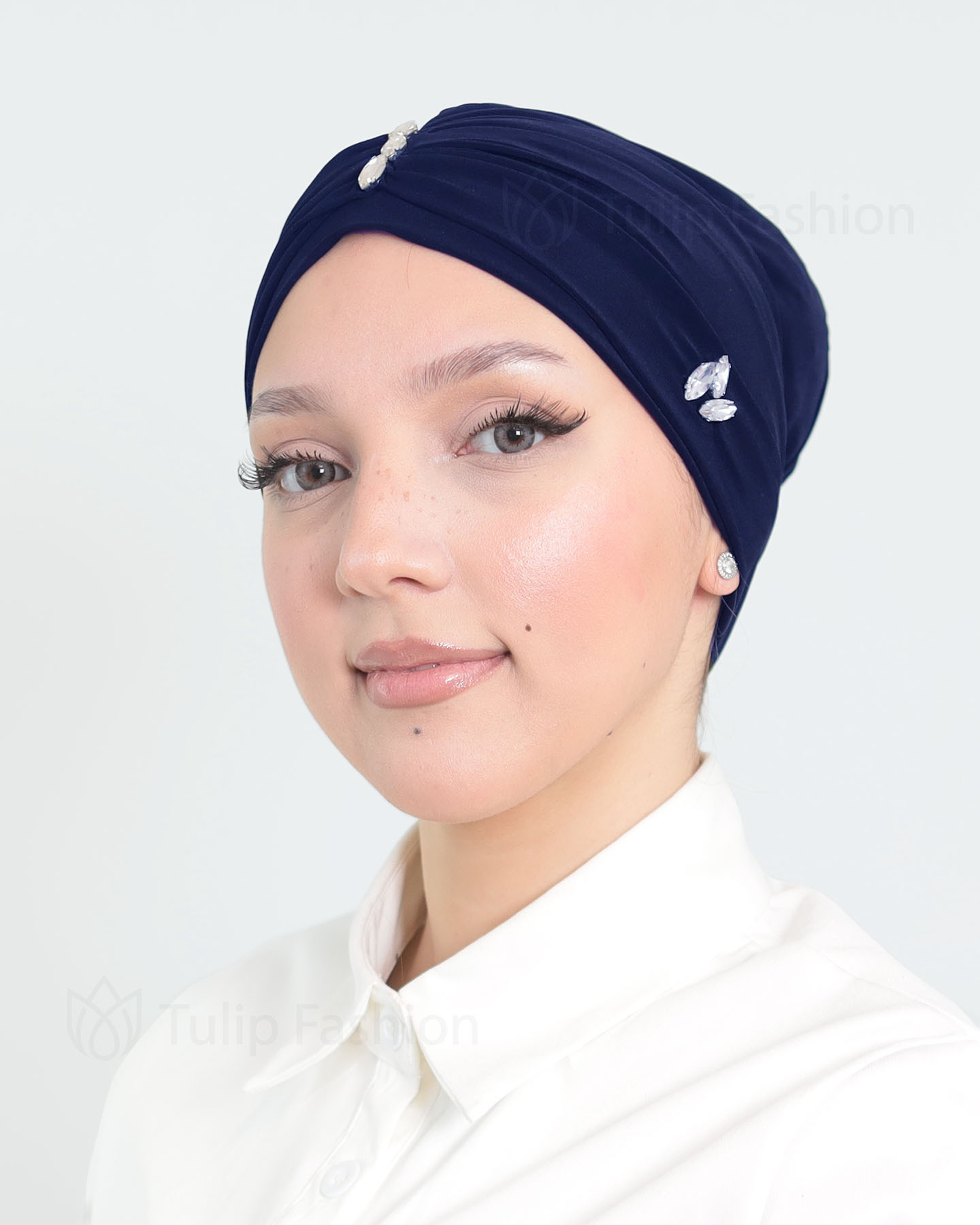 Turban - Jade - Midnight Blue - 3