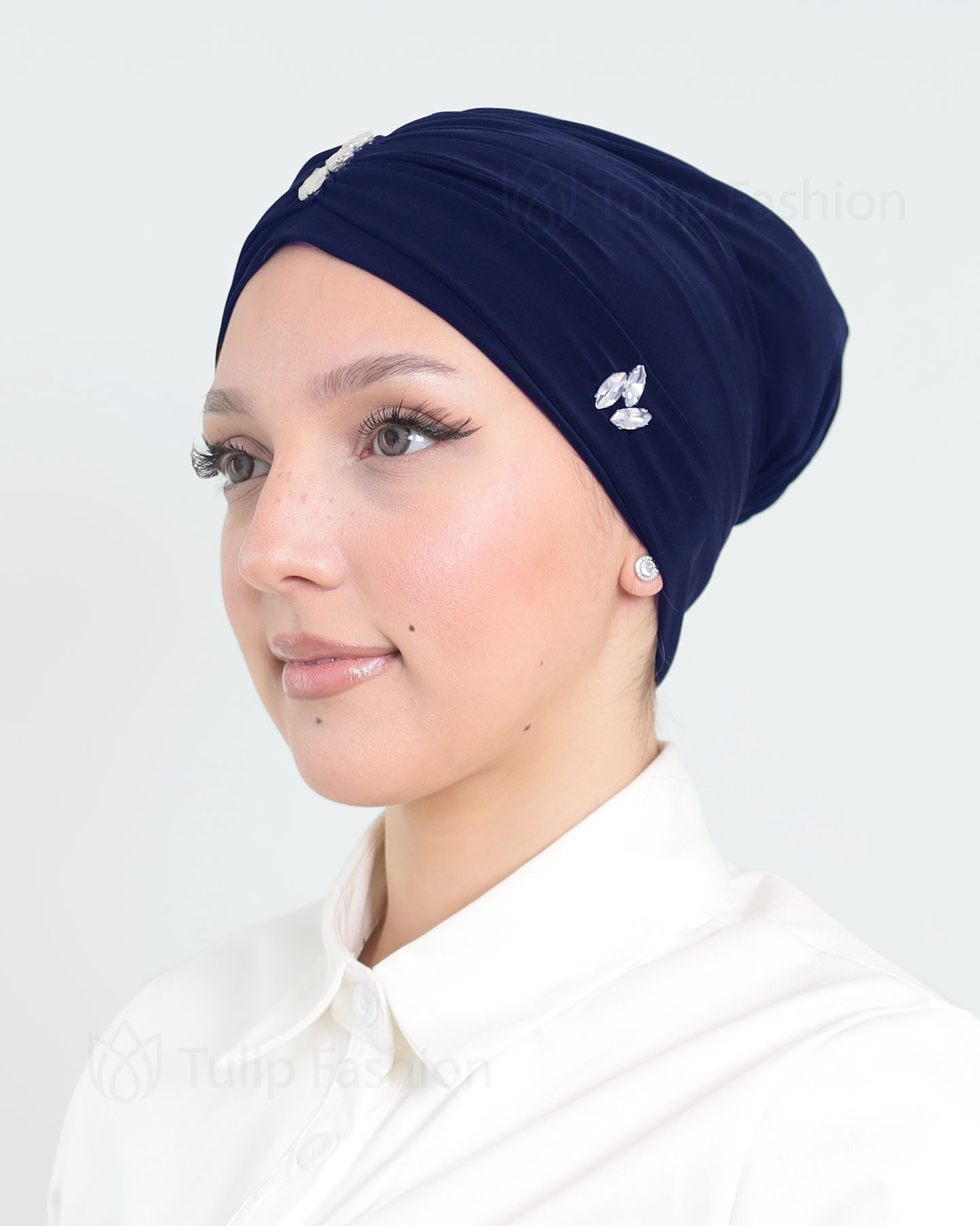 Turban - Jade - Midnight Blue - 4