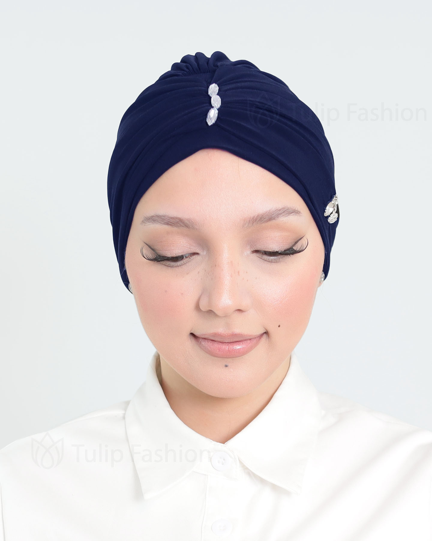 Turban - Jade - Midnight Blue - 2