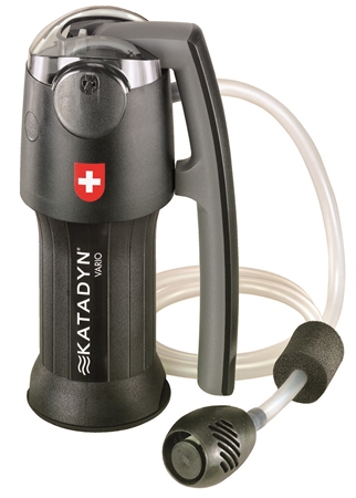 Katadyn Vario pump med fäste för Nalgene flaskor(63 mm)
