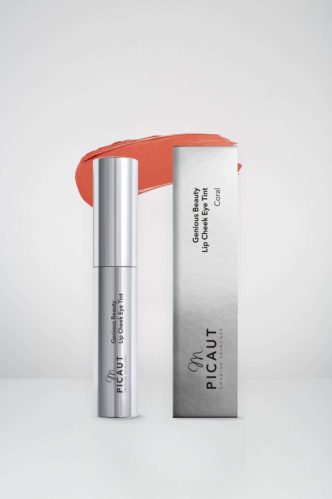 Genious Beauty Lip Cheek Eye Tint – Coral