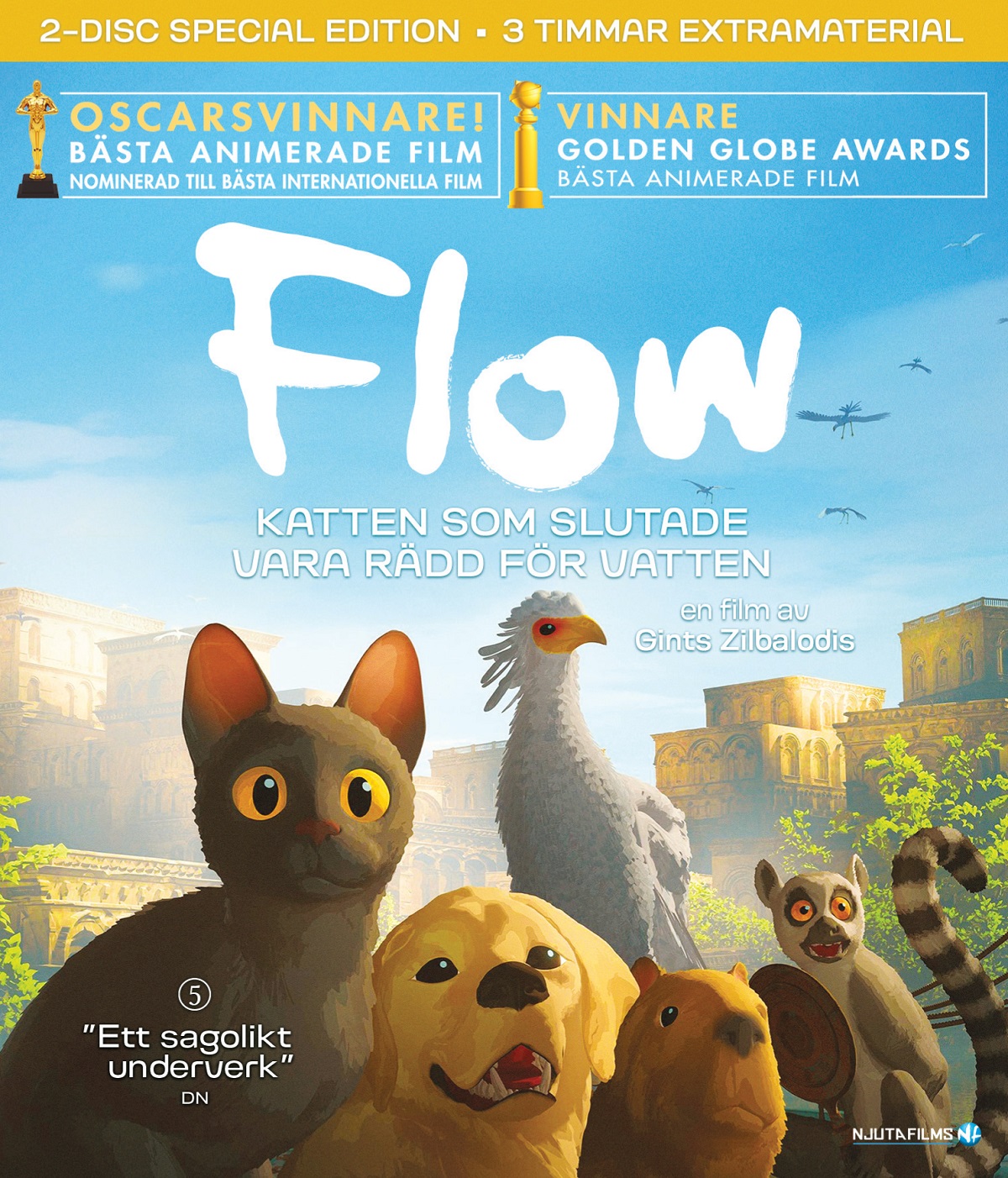 Flow – Katten Som Slutade Vara Rädd För Vatten (Blu-ray)