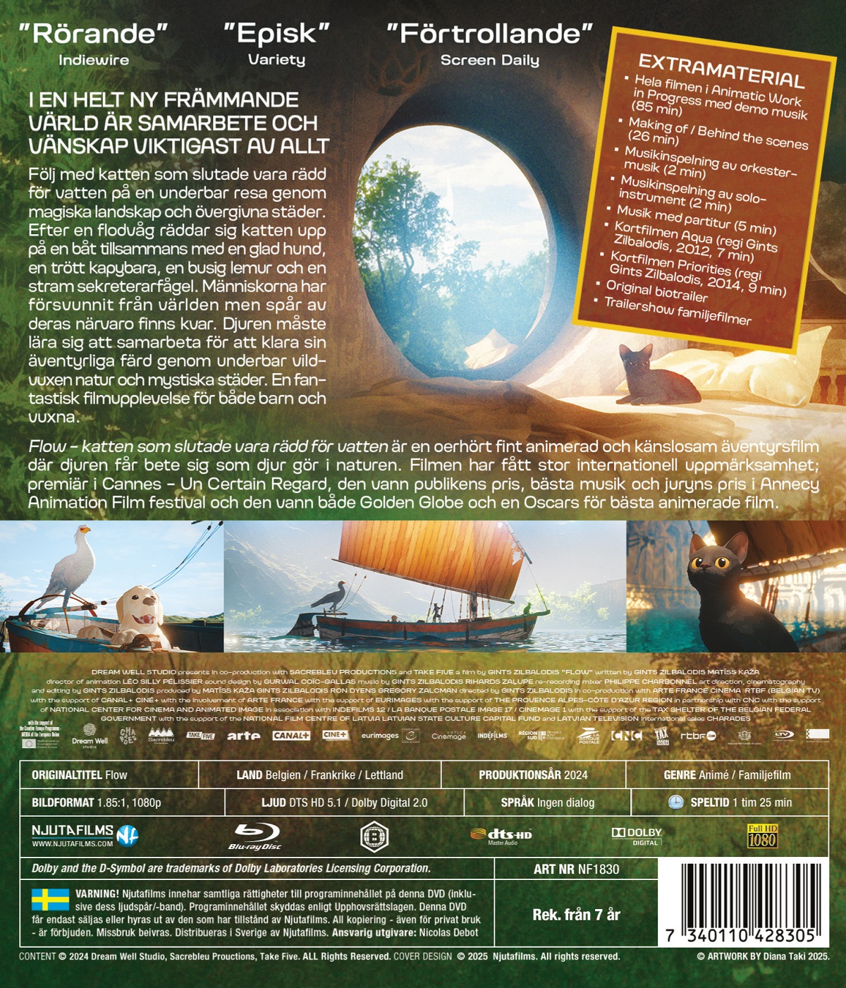 Flow – Katten Som Slutade Vara Rädd För Vatten (Blu-ray) - 2