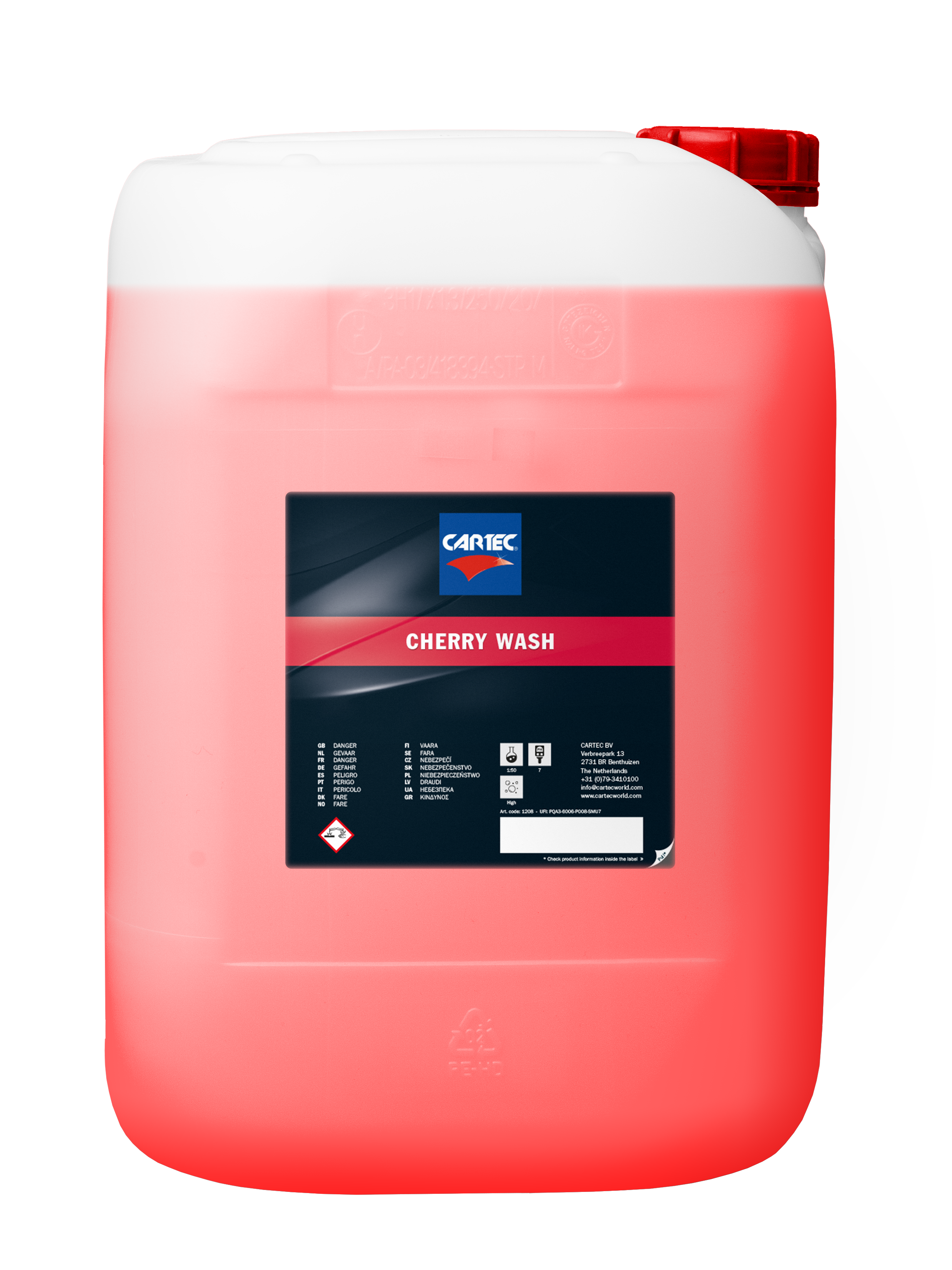 Cherry Wash - pH-Neutralt & Högskummande schampo - 5