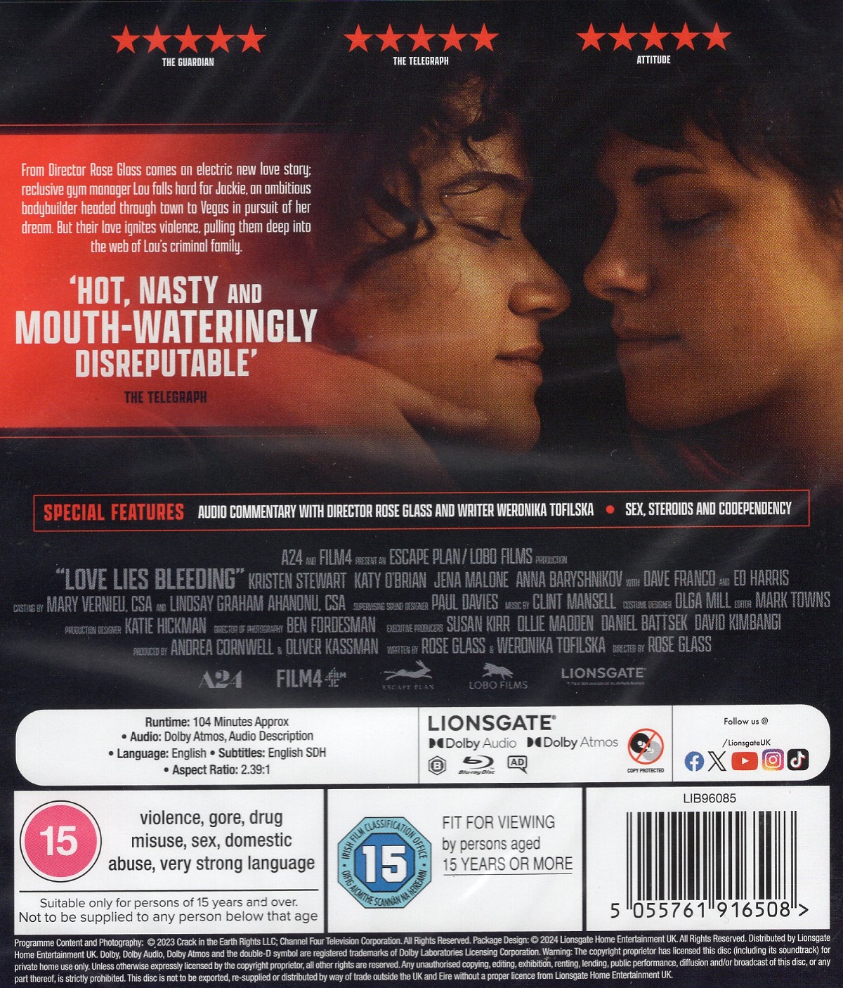 Love Lies Bleeding (ej svensk text) (Blu-ray) - 2
