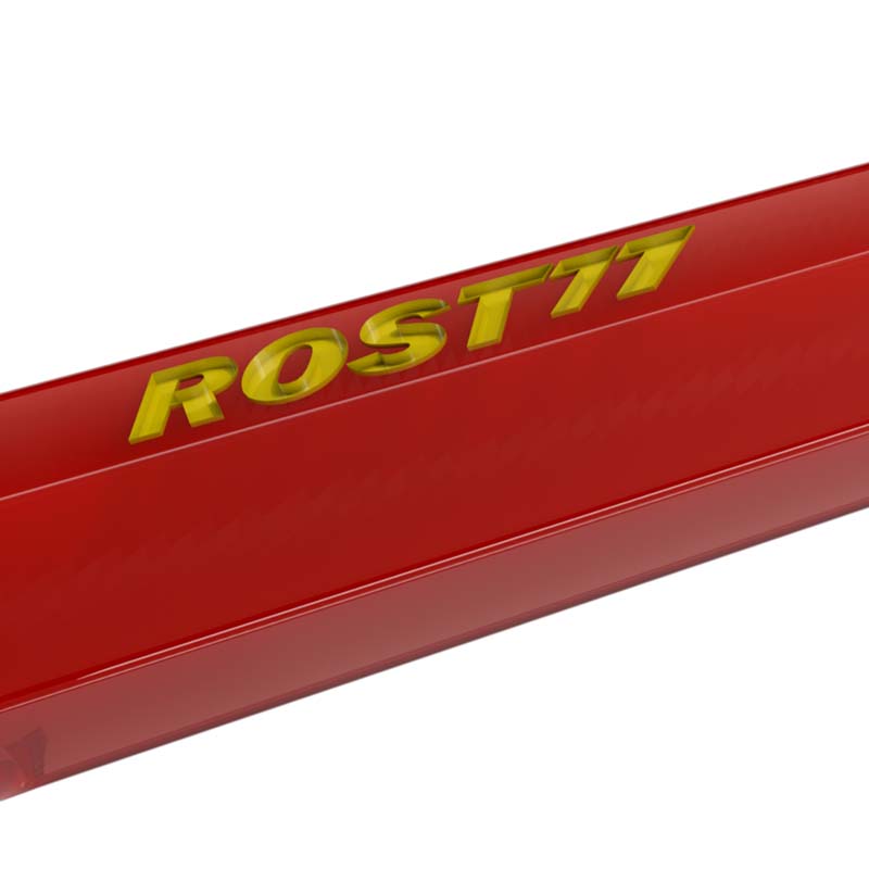 Cuesoul ROST 77 Big Standard Shape Transparant Red Size L - 6