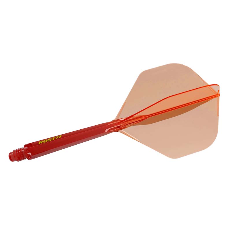 Cuesoul ROST 77 Big Standard Shape Transparant Red Size L - 3