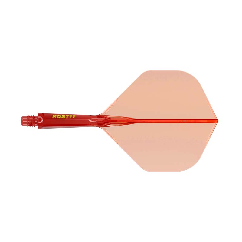 Cuesoul ROST 77 Big Standard Shape Transparant Red Size S - 2
