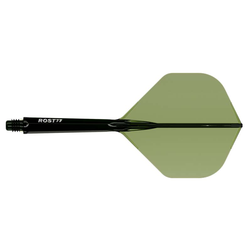 Cuesoul ROST 77 Big Standard Shape Transparant Dark Green Size L - 2