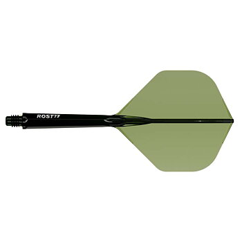 Cuesoul ROST 77 Big Standard Shape Transparant Dark Green Size L
