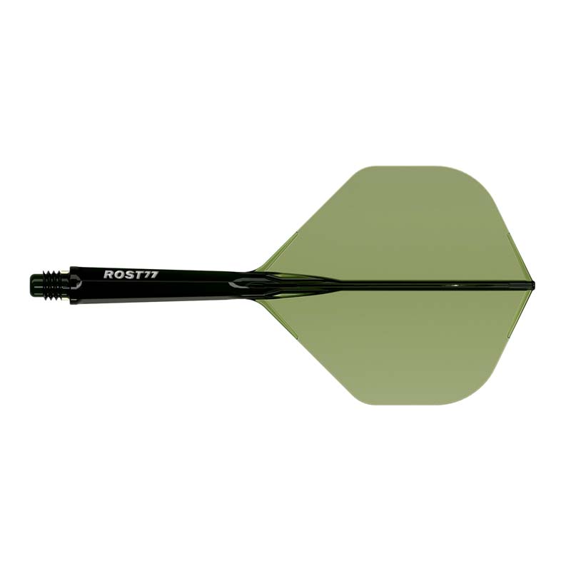 Cuesoul ROST 77 Big Standard Shape Transparant Dark Green Size M - 2