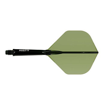 Cuesoul ROST 77 Big Standard Shape Transparant Dark Green Size M