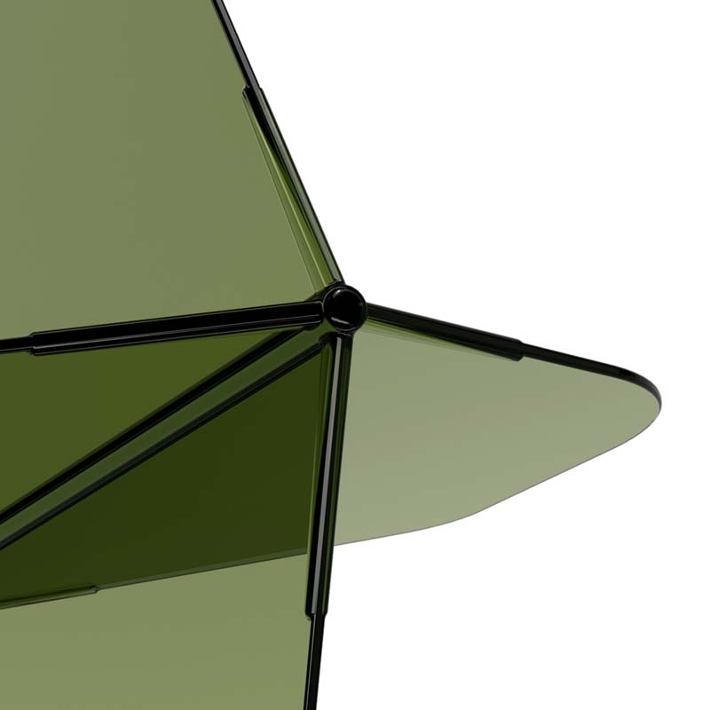 Cuesoul ROST 77 Big Standard Shape Transparant Dark Green Size S - 4