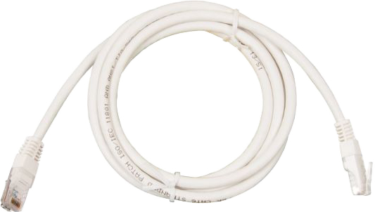 Triax U/UTP Cat6 patchkabel 10m, vit