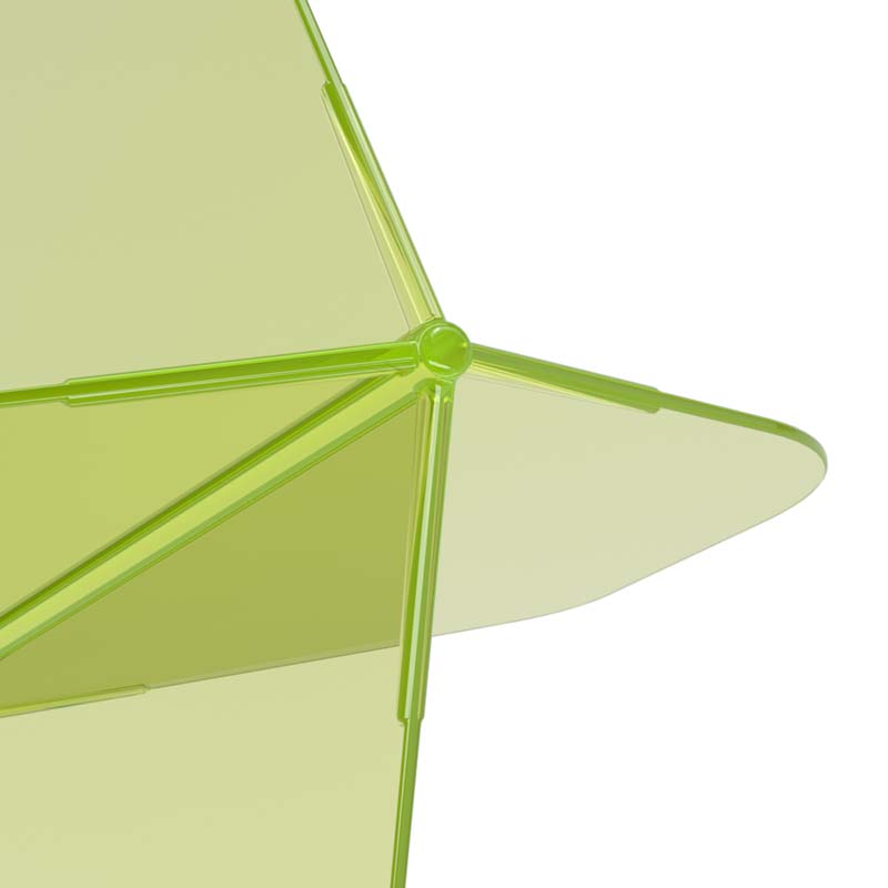 Cuesoul ROST 77 Big Standard Shape Transparant Green Size L - 4