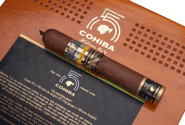 Cohiba 55 Aniversario Edicion Limitada 2021 Cigarrlåda 10-pack
