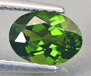 Preciosa piedra preciosa suelta de diópsido cromado natural de corte ovalado de 0,89 ct - 3