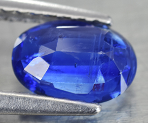 Impresionante piedra preciosa de cianita suelta natural de corte ovalado de 0,92 ct de alta calidad - 2