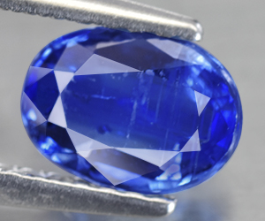 Impresionante piedra preciosa de cianita suelta natural de corte ovalado de 0,92 ct de alta calidad - 3