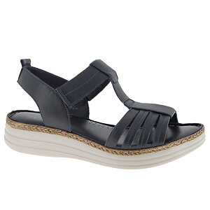 Charlotte of Sweden skinnsandal Dark Navy