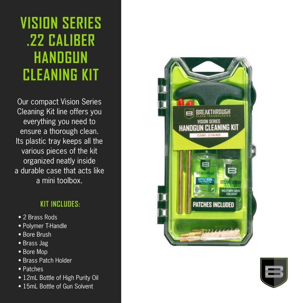 Breakthrough Vision Series Pistol Cleaning Kit - .22 2