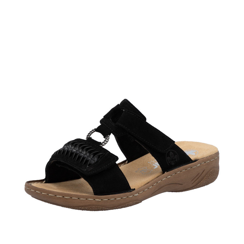Rieker Slipin sandal Svart