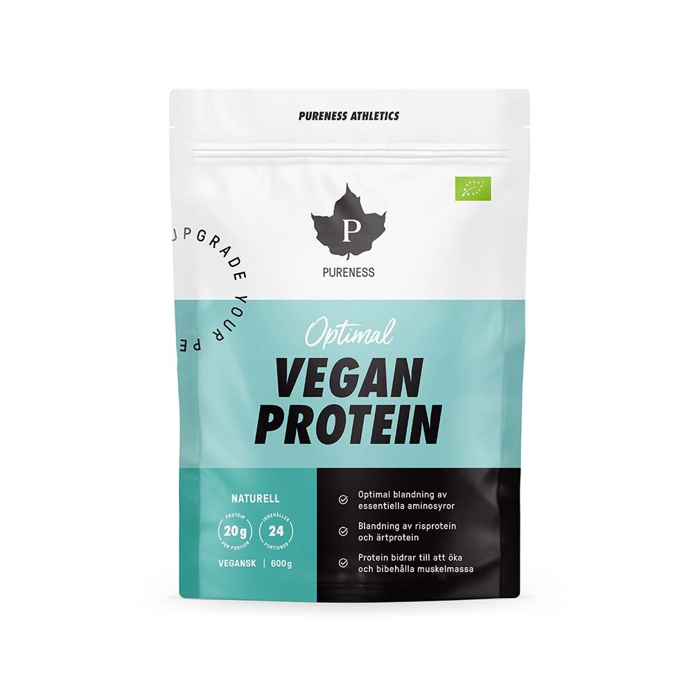 Athletics Optimal Vegan Protein Ekologisk Naturell 600g - Pureness