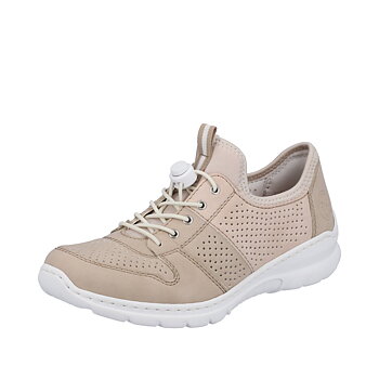 Rieker Damsneaker snabbsnörning Beige