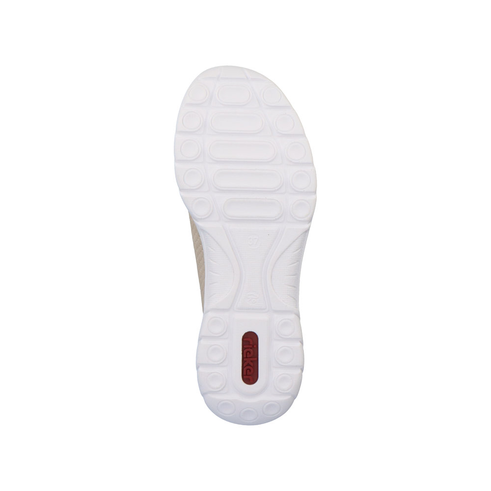 Rieker Damsneaker snabbsnörning Beige - 7