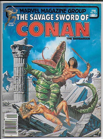 Savage Sword of Conan # 77 VF