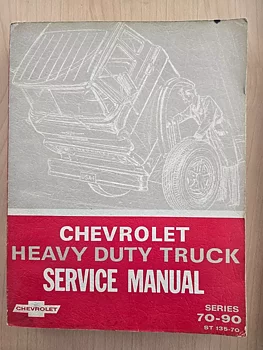 1970 Chevrolet Heavy Duty Truck Service Manual