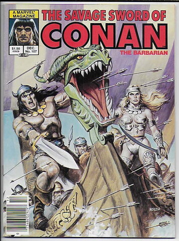 Savage Sword of Conan # 107 VF/NM