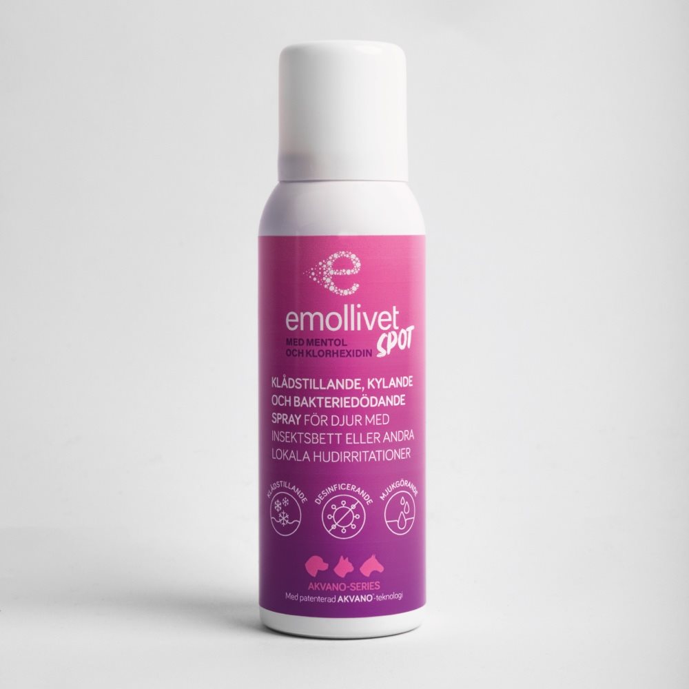 Emollivet SPOT Soothing Spray for Itch Relief – 100ml - Disinfecting 
