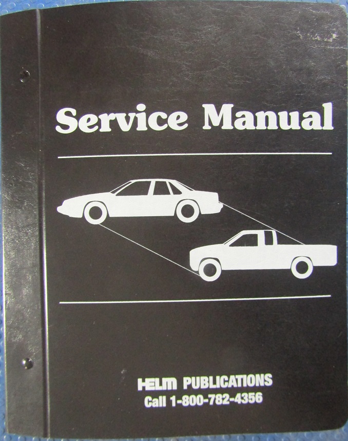 1988 Lincoln Continental Shop Manual