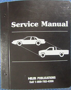 1988 Lincoln Continental Shop Manual