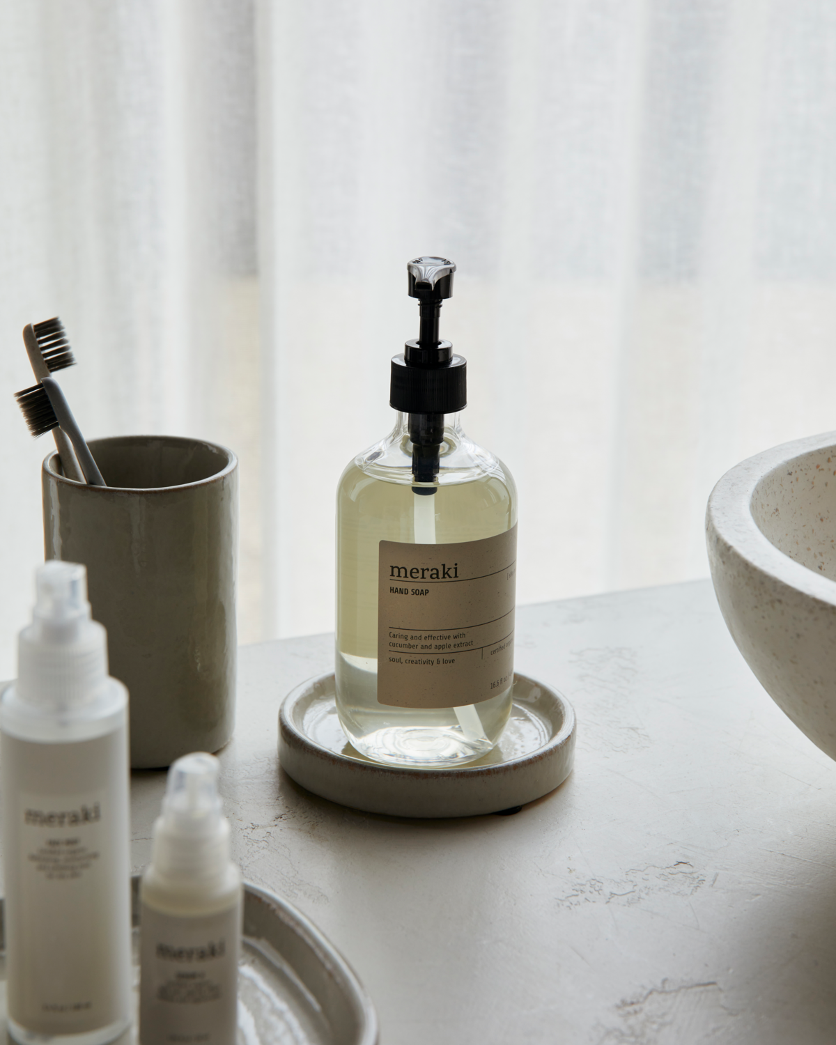 Tvålfat Datura Shellish Grey, Meraki - 3