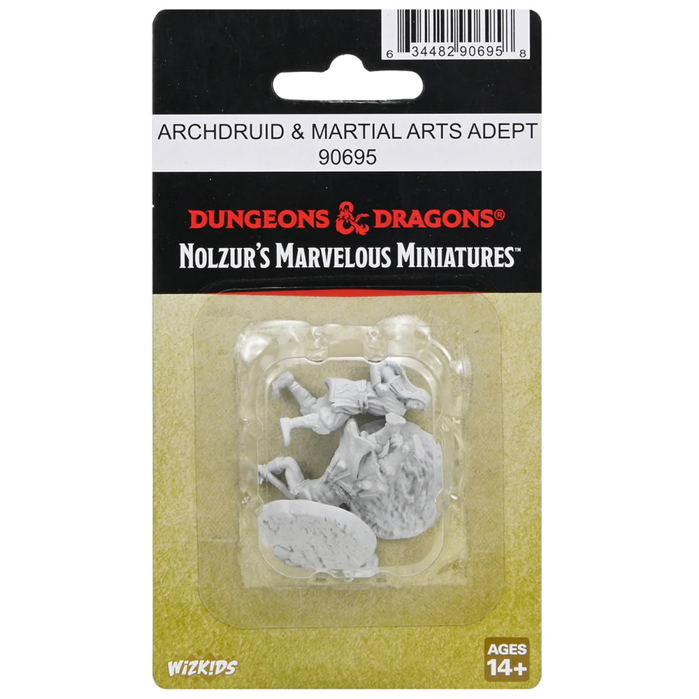 D&D Nolzurs Marvelous Minis: Archdruid & Martial Art Adept