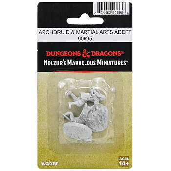 D&D Nolzurs Marvelous Minis: Archdruid & Martial Art Adept