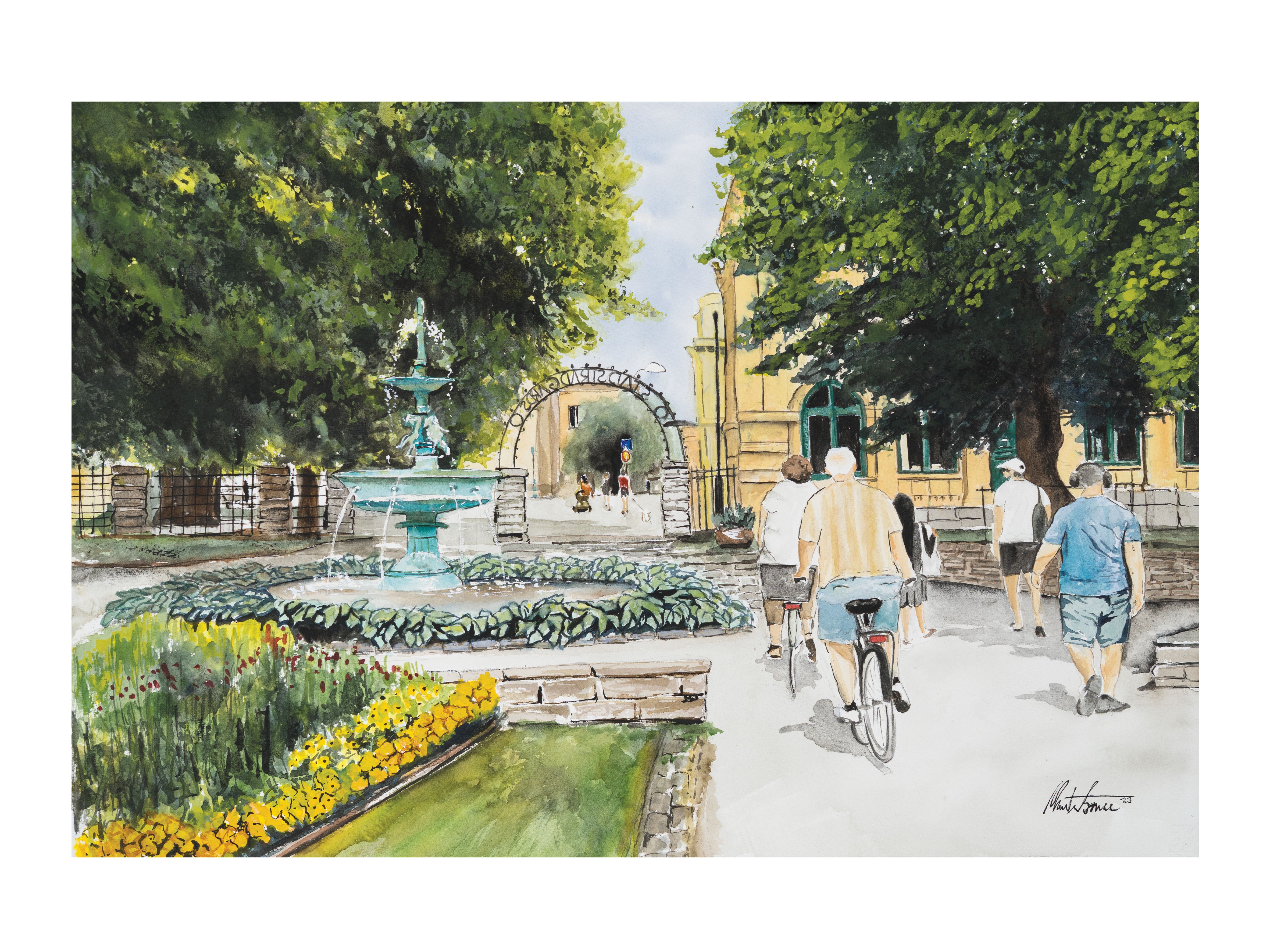 Stadsparken Uppsala - Poster - 2