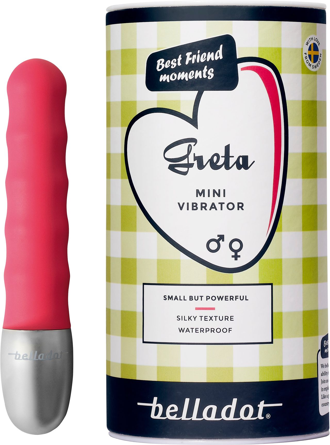 Belladot Greta Minivibrator Röd