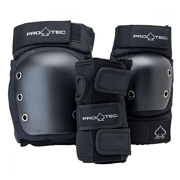Pro-Tec Pad Set 3-pack Black