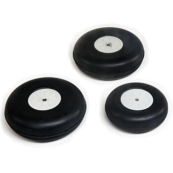 Hangar 9 Wheel Set, 5tum (2) & 4tum (1): OV-10 Bronco