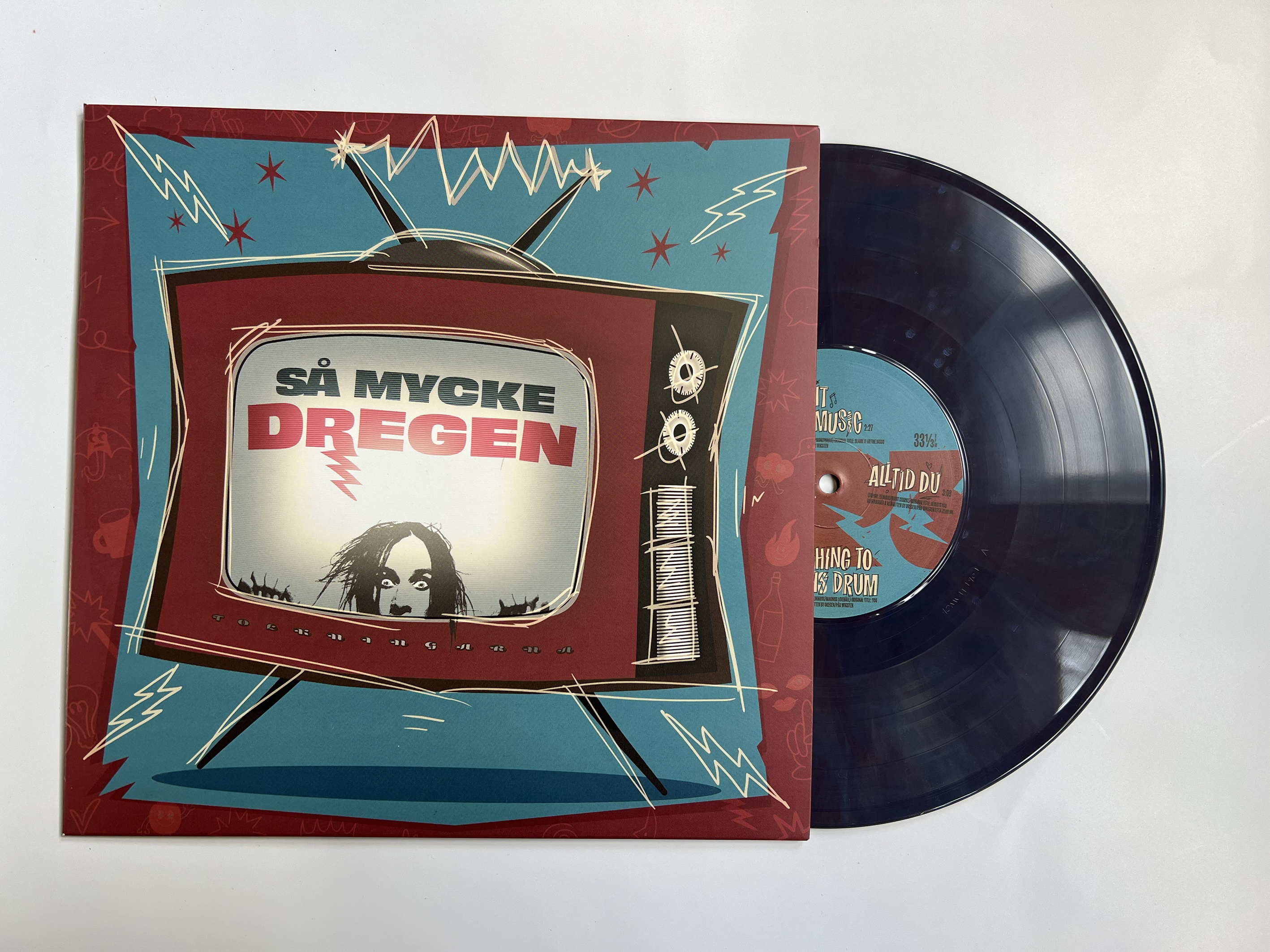 DREGEN - SÅ MYCKE DREGEN, 10" EP (BLUE/BROWN MARBLE VINYL)