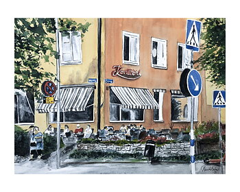 Café Fågelsången Uppsala - Poster