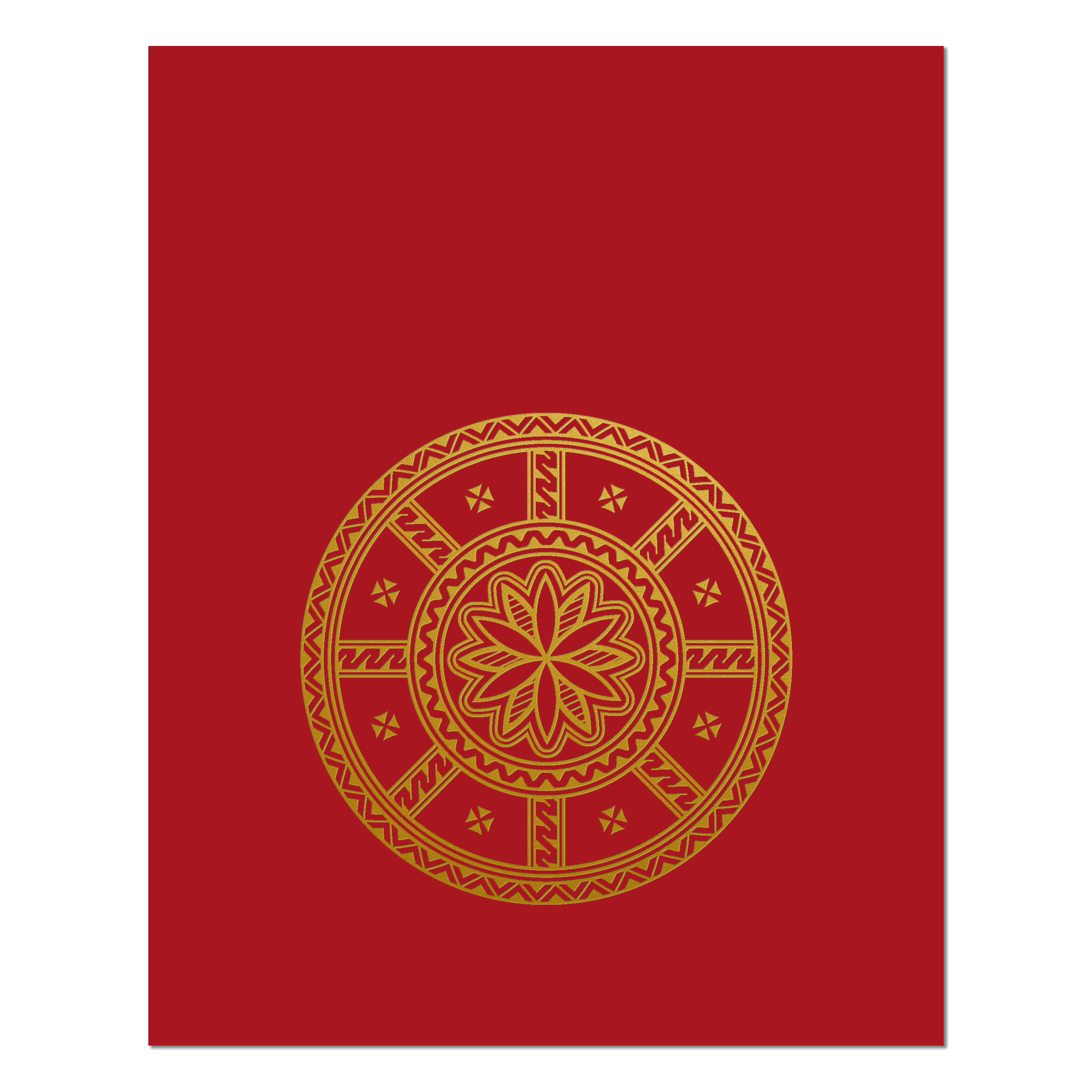 Premium-Postkarte Aktavuohta I Rot