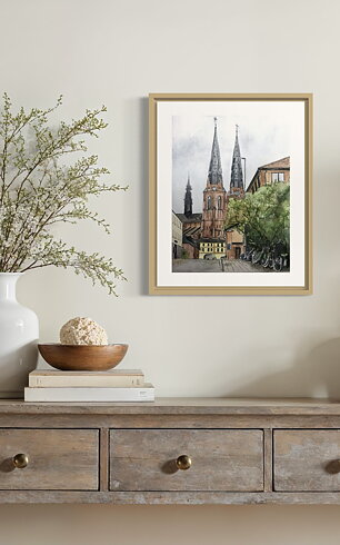 Larsgatan Uppsala domkyrka - Poster