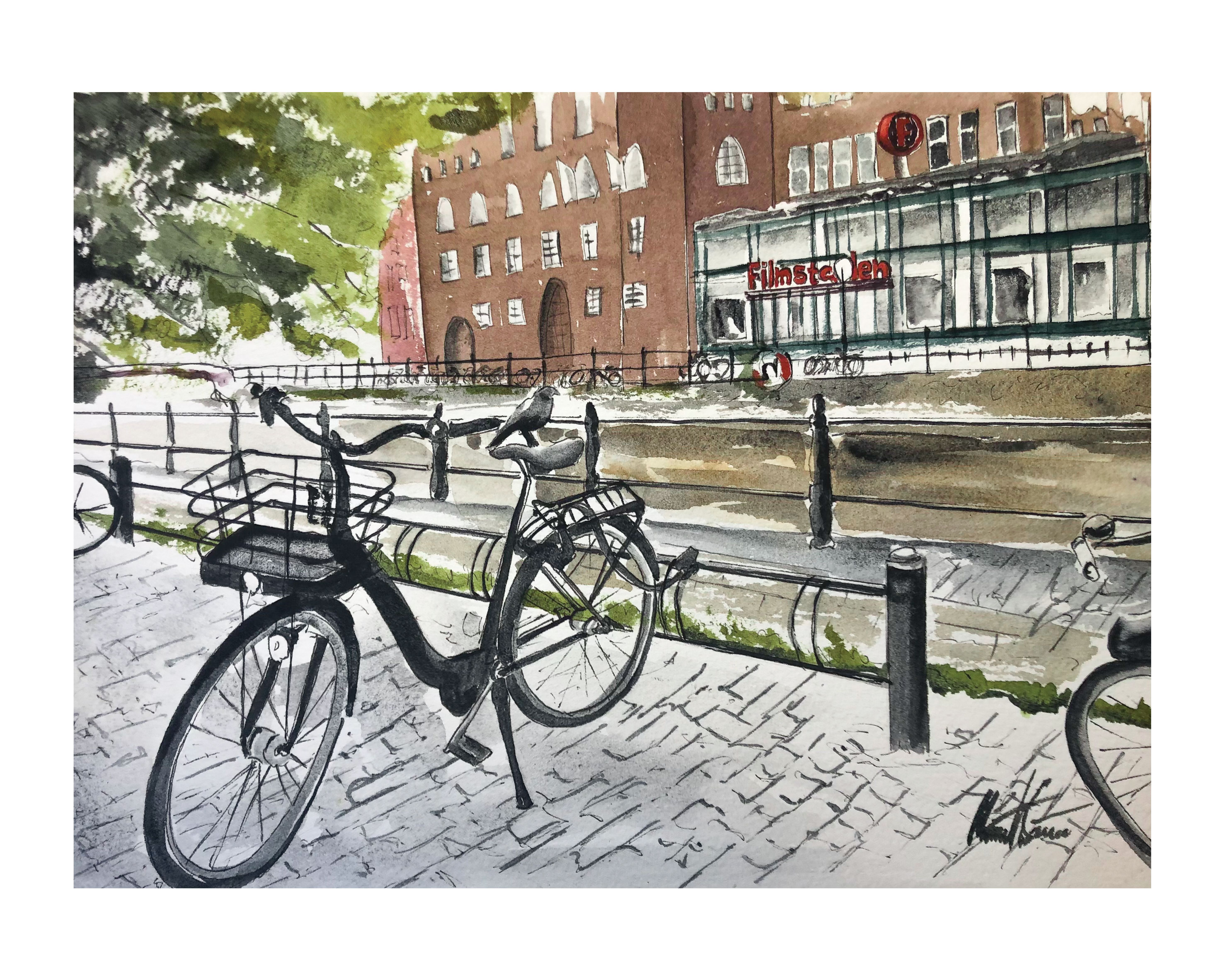 Västra Ågatan Uppsala - Poster - 2